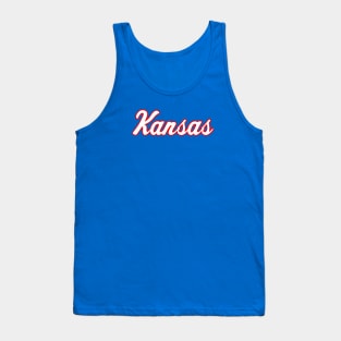 Kansas Retro Script Tank Top